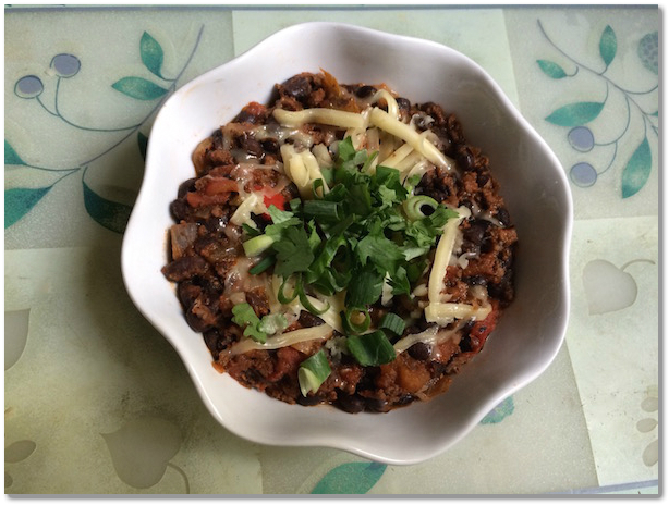 Bison Black Bean Chili