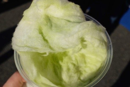 Sugar and Spun matcha green tea cotton candy