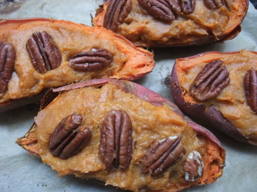 Twice Baked Sweet Potatoes