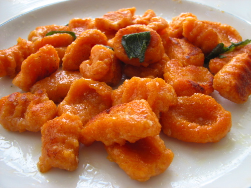 Passover Sweet Potato Gnocchi