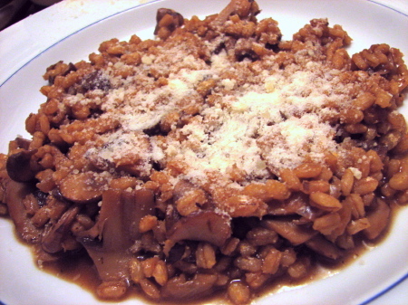 Mushroom Barley Risotto