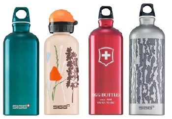 Sigg water bottles