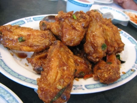 Dry Fried Chicken Wings