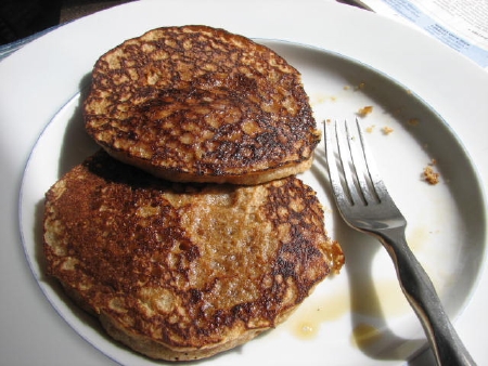 Whole Wheat Vanilla Pancakes