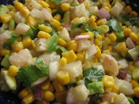 TKona kampachi ceviche