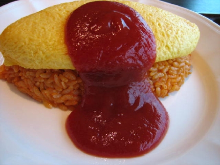 omelet rice, omurice