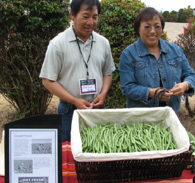 farmers and produce