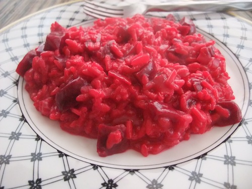 beet risotto